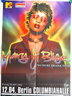Original 2002 Mary J. BligeGerman Concert Posters